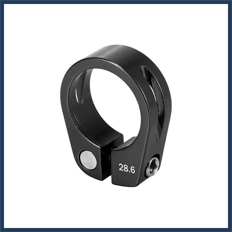 INFINAUTO 28.6mm Aluminium Alloy Bicycle Seat Post Clamp Seat Post