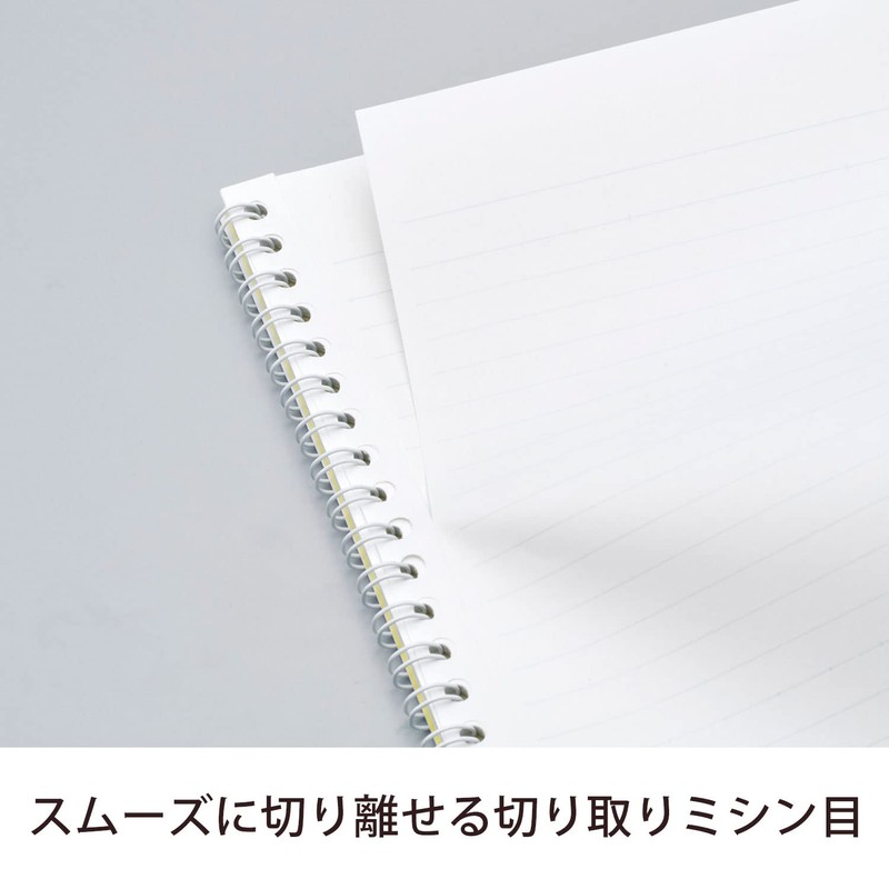 Maruman N479-33 Cocochi Ring Notebook, A5, Light Green, Set of