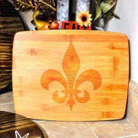 Fleur De Lis Stencils for Painting on Wood Canvas Paper Fabric Cookie Flower Paint Stencil for Crafts Adult Art Projects Drawing Reusable Burning Pattern for Wall Decorating (Fleur de lis)