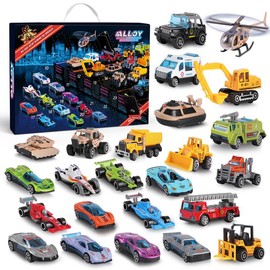 Advent Calendar 2025 Boys 24 Pack Play Vehicles for Kids Christmas Countdown Calendar Ideal Gift for 3 4 5-7 8-12 Boys and Girls  Mini Alloy Car Calendar Safe Durable High-Quality Christmas Gift:_Succulent & Bouquet Building Blocks 