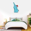 MightySkins Elephant Peel and Stick Art Removable Cute Stylish Funny