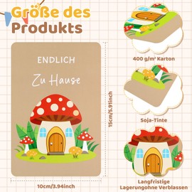 Milestone Cards Baby 50 German Double-Sided Baby Monthly Cards with Animal Motifs and Gift Boxes Suitable for Baby Boys and Baby Girls for Birthdays Baby Showers and Gifts for Birth