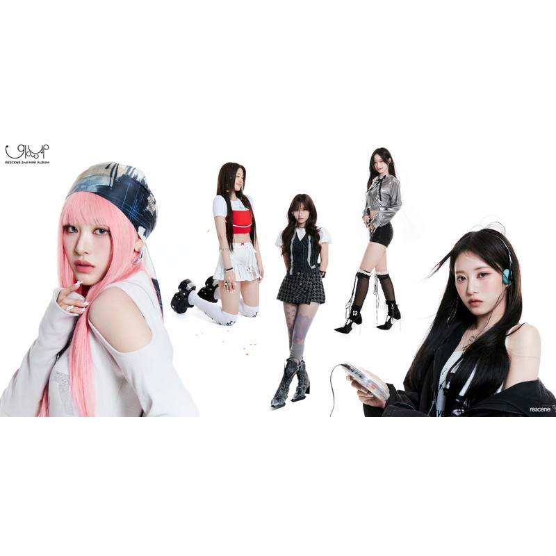 RESCENE Glow Up 2nd Mini Album QR Version with Tracking