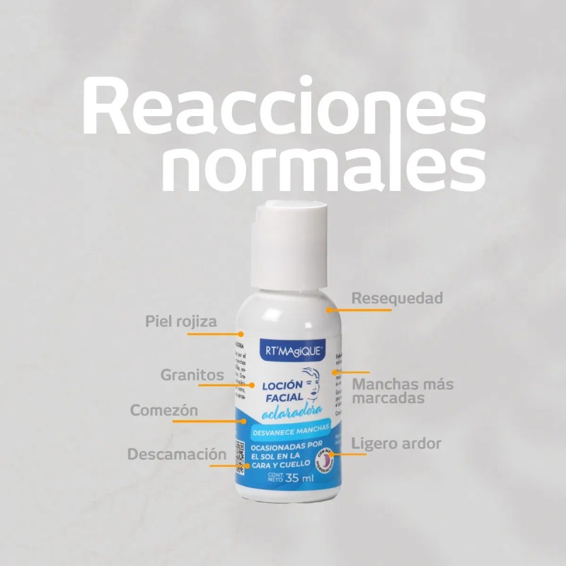 2 Pz Loción Aclaradora Rt Magique Con Acido Glicolico Todo