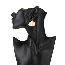 lureme Beach Jewelry Casual Seashell Conch Drop Dangle Earrings for Women(er006199-3)