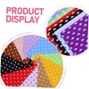 TEHAUX Flower Dot Printed Square Nonwoven Fabrics 20pcs for DIY