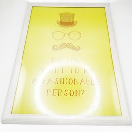 [A simple photo frame] Wood-like photo frame A4(Light wood)