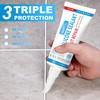 8Oz Clear Waterproof Caulk & Seal Silicone Sealant, Wadities Tile