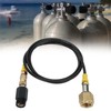 1.5m G1/2-14 CGA320 CO2 Tank Adapter Soda Hose Kit Accessories