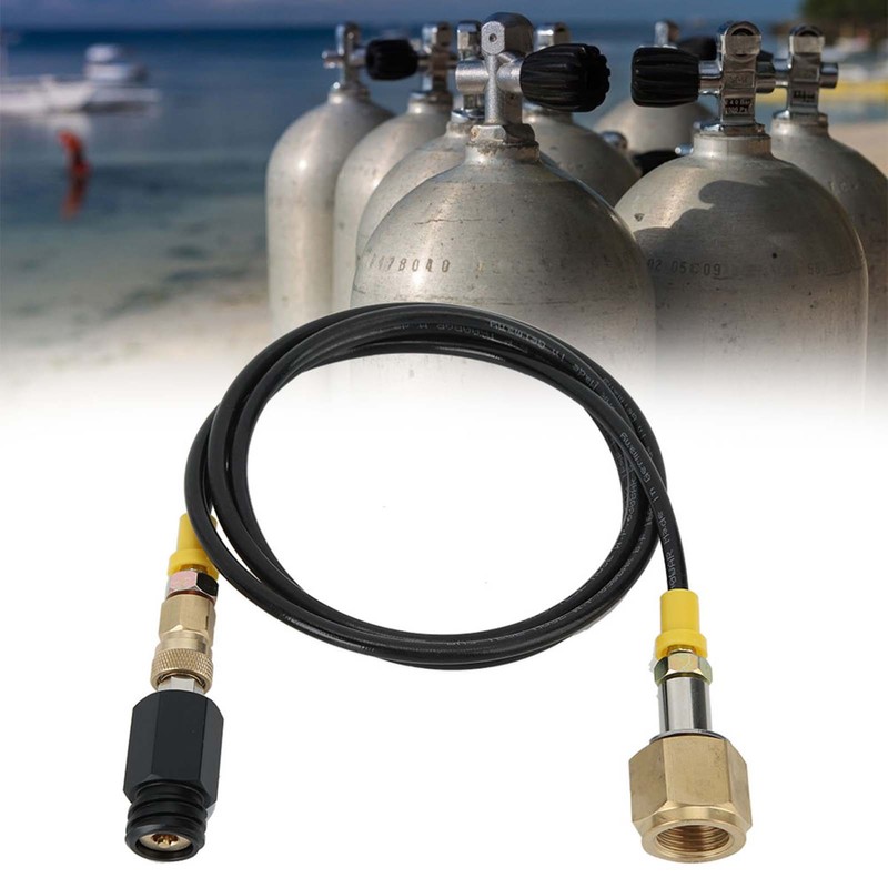 1.5m G1/2-14 CGA320 CO2 Tank Adapter Soda Hose Kit Accessories