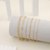 ASCOMY Dainty Gold Layered Bracelets for Women 14K Gold Plated