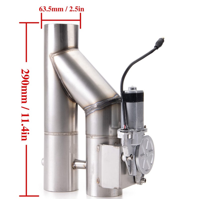 2.5 Inch Stainless Steel Exhaust Y Pipe（2pcs）