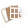 Rieibi Polaroid 3x3 Wooden Photo Frame for Polaroid and Instax