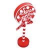 Christmas Stop Here Decor Metal Solid Wood LED Delicate Santa