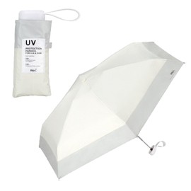 (2025) Wpc. 801-16702-102 Parasol Shading Tiny Off x Gray <100% Light Shading Ratio / 100% UV Reduction / UPF 50+ / Thermal Blocking/Rain / Sun / Rain / Sun / Rain Parasol Lightweight Stylish Cute