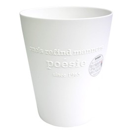 Poesie 090601 3308 Dustbin 3308 10L WH (White) Trash Can