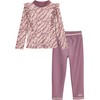 Playshoes Mädchen Zweiteiler Lang Schwimmshirt, Set Langarm Blümchen, 62-68