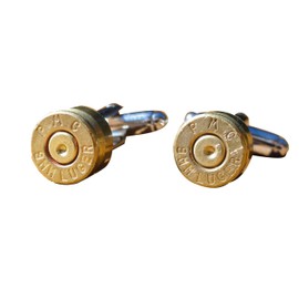 Brass 9mm Ammo Cufflinks
