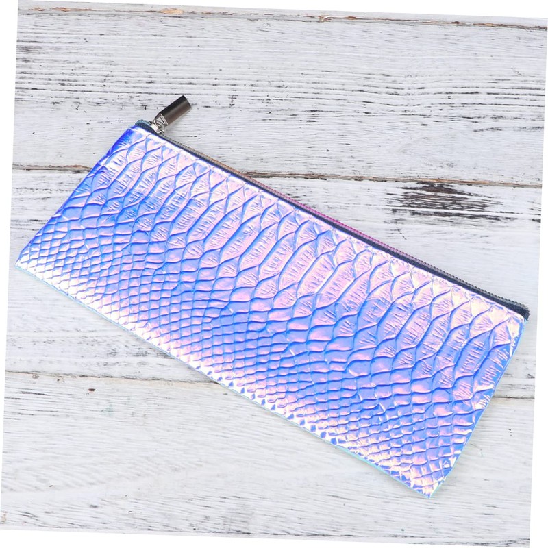 FOMIYES Fish Scale Sequin Makeup Bag Toiletry Bag Travel Tote