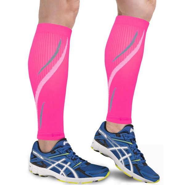 Keskale Calf Compression Sleeves for Men & Women (20-30 mmHg),