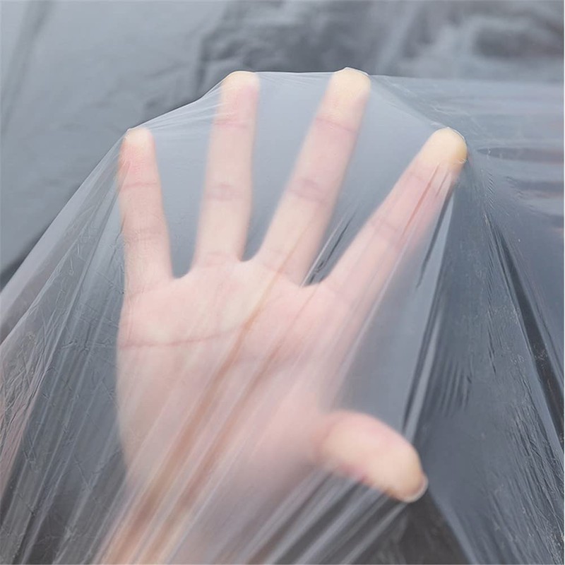 Moyishi 4pcs Disposable Clear Car Cover Rain Dust Garage Cover