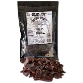 Bronco Billy's Turkey Jerky Original Flavor Half Pound Resealable Bag