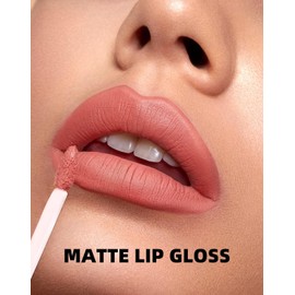 Lápiz labial líquido mate, taza antiadherente de larga duración que no se desvanece, brillo de labios resistente al agua, vegano liviano y sin crueldad, regalo para mujeres