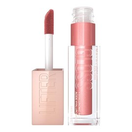 Maybelline Lifter Gloss Brillo Labial Hidratante con cido Hialurnico, Efecto Volumen, Aplicador XL, Hidratacin Hasta por 4 Horas, Acabado Brillante,  