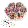Operitacx 2 Boxes Abs Material Flatback Pearls Craft Beads DIY