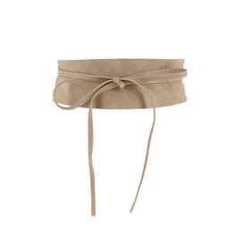 Fashiongen Women's Waist Belt Wide Obi Belt MICA - L-XL