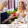 12 Pcs No Bend No Crease Hair Clips, Hair Clips