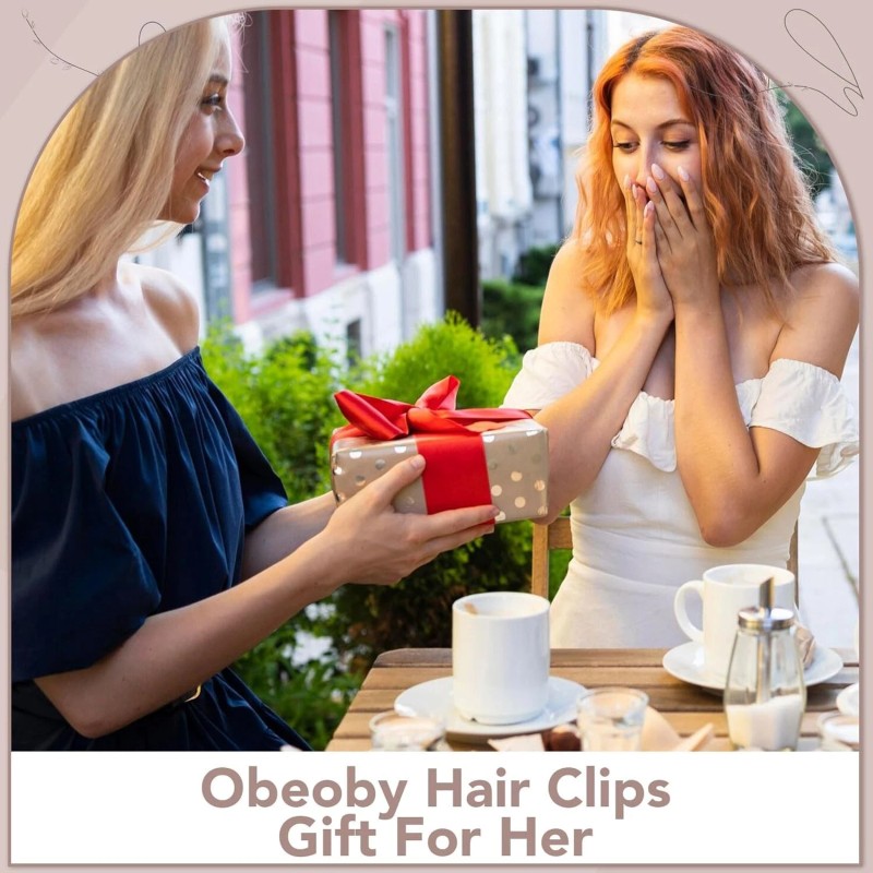 12 Pcs No Bend No Crease Hair Clips, Hair Clips