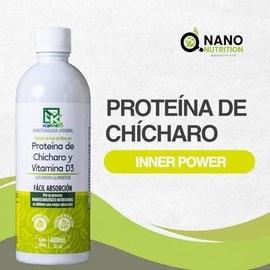 KEMED  Protena de Chcharo y Vitamina D3  Suplemento de Alta Absorcin 480ml  32 Dosis  Nano Nutrition by KEMED                                         