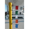 Orange Car Flag with Magnetic Base and Flexible Flag Pole