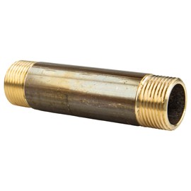 tecuro CW617N Double Pipe Nipple Male Thread R 3/4 Inch x 50 mm MS Blank