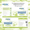 APOrtha® Magnesium Citrate - Tri-Magnesium Dicitrate 360 Capsules, 250 mg