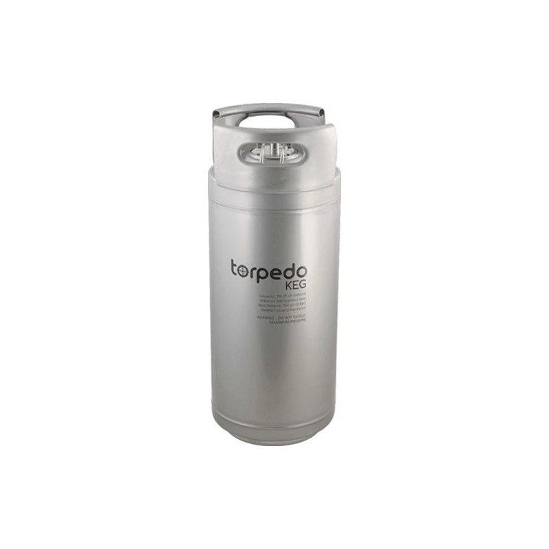 Torpedo Slimline Torpedo Ball LockStackable Corny Kegs 1.5,2.5,5 Gallon Available