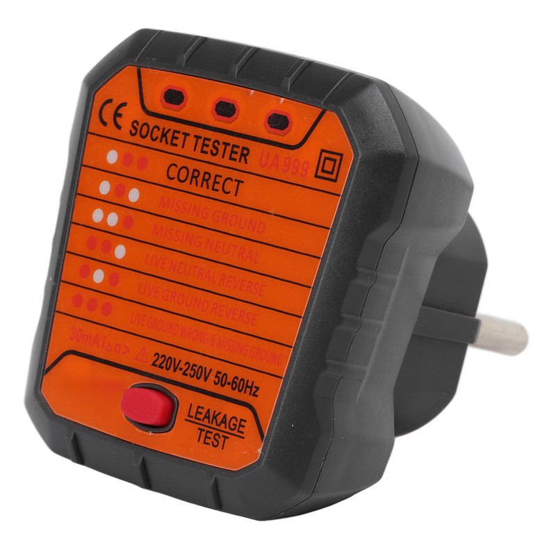 Socket Tester Multifunction Electric Socket Tester Mains Fault Checker Tool