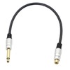 QIANRENON 6.35 mm 1/4 inch Mono Male to RCA Female