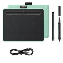 Wacom Intuos Comfort PB – Graphics tablet – (Wi-Fi, Ethernet Wired) Colour Pistachio