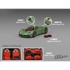 DCD Pagani Utopia Green Metallic 1/64 Scale Diecast Model Car