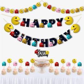 Seyal® Pacmn Ghost Theme Birthday Supplies