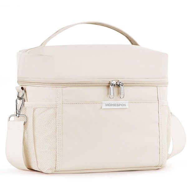 HOMESPON Lunchtasche Lunchbag Kühltasche Lunch Bag Lunchbox Tasche Damen Herren