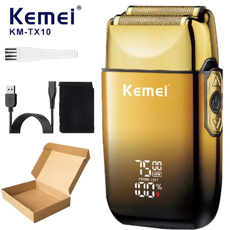Rechargeable Electric Foil Shaver for Men – Portable Beard &