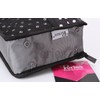 Periea Chelsy Handbag Organiser Insert (Black with White Polka-dots, Small)