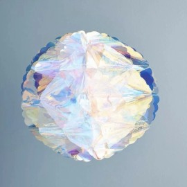 Anthropologie Iridescent Honeycomb Rainbow Ornament Fold Out Ball Party Decorations New Years