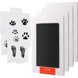 Kalopsia Baby Handprint and Footprint Kit Inkless Clean-Touch Keepsake Newborn Footprint Handprint, Pet Paw Print Kit, Non-Toxic, Perfect for Baby Newborn Gifts
