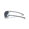Arnette Men's AN3093 The Junction Rectangular Sunglasses, Matte Dark Blue/Blue
