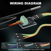 DROK Waterproof High Precision DS18B20 Temperature Sensor Probe 2-Piece Set