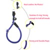 Aiminto Braided Rope Collar, Training Dog Collar, Round Martingale Collar,